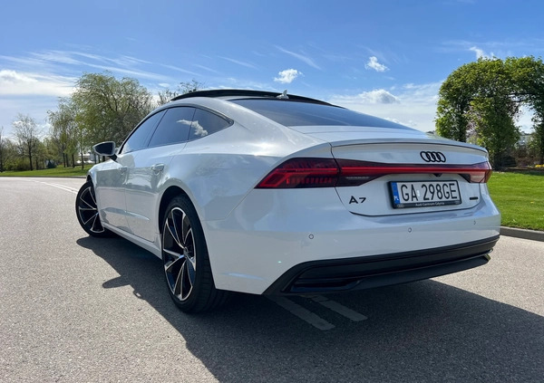 Audi A7 cena 244500 przebieg: 104000, rok produkcji 2019 z Gdynia małe 436